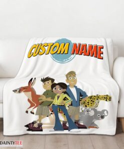 Top Nice Wild Kratts Characters Blanket Fleece Customized Blanket - Image 3