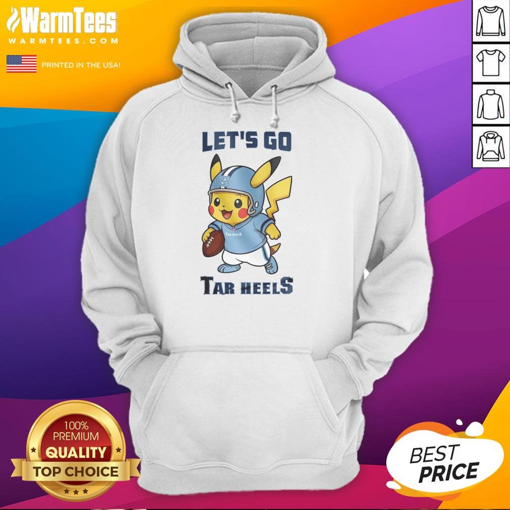 top-north-carolina-tar-heels-x-pikachu-lets-go-hoodie Top North Carolina Tar Heels X Pikachu Let's Go hoodie featuring vibrant colors and a stylish design for fans.
