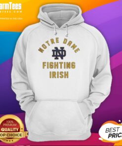 Alt Text: Stylish Top Notre Dame Fighting Irish Hoodie featuring team colors and logo, perfect for fans and casual wear.
