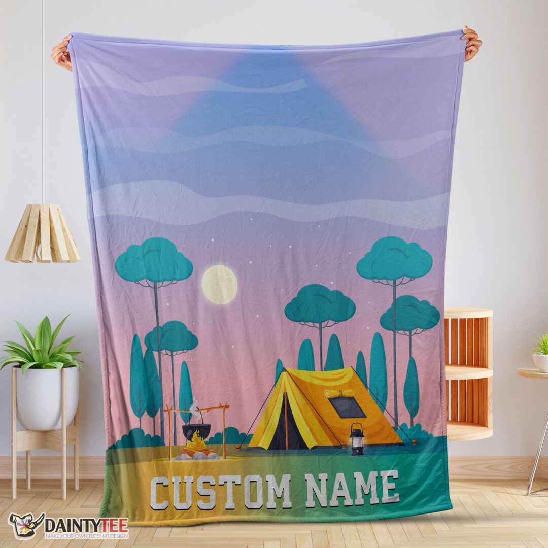 top-outdoor-adult-kid-colorful-camping-customized-blanket-mk-01 Top Outdoor Adult Kid Colorful Camping Customized Blanket