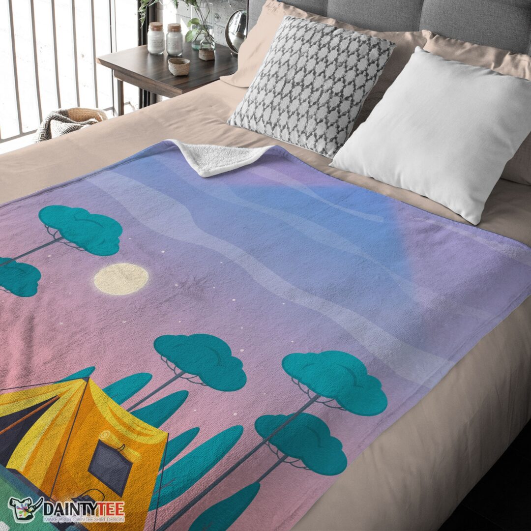 top-outdoor-adult-kid-colorful-camping-customized-blanket-mk-03 Top Outdoor Adult Kid Colorful Camping Customized Blanket - Image 4