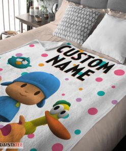 Top Pocoyo And Friends Blanket Fleece Customized Blanket - Image 4