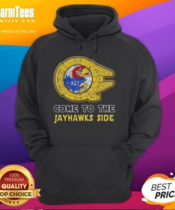 Top Star Wars Come to the Kansas Jayhawks Side Hoodie featuring iconic designs and team colors for fans.