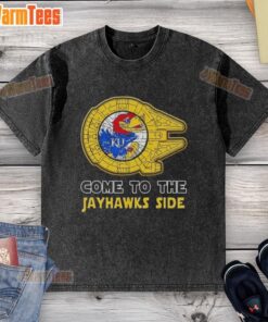 Top Star Wars Kansas Jayhawks Side Washed T-Shirt featuring iconic designs perfect for fans and collectors.