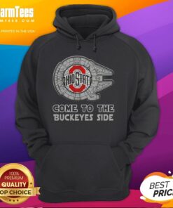 Ohio State Buckeyes Side Hoodie featuring Star Wars design, perfect for fans and cozy casual wear.