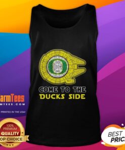 Top Star Wars Come To The Oregon Ducks Side Tank Top featuring bold graphics and vibrant colors for fans.