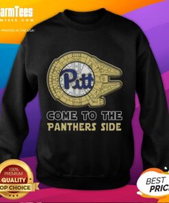 Stylish Pittsburgh Panthers Side Sweatshirt featuring Top Star Wars designs, perfect for fans and game day attire.