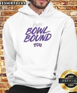 TCU Horned Frogs Football 2025 Bowl Bound hoodie featuring team colors and logo for dedicated fans.