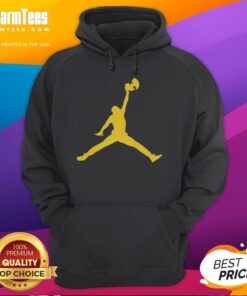 Alt Text: Top The Golden Wu-Tang Clan Forever Jumpman logo parody hoodie featuring vibrant graphic design and stylish fit.