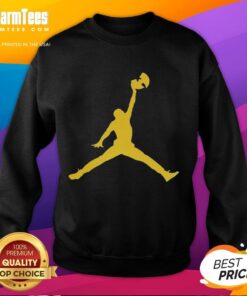 Top The Golden Wu-Tang Clan Forever Jumpman Logo Parody Sweatshirt featuring a unique design and vibrant colors.