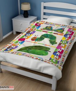 Top The Very Hungry Caterpillar Blanket Fleece Customized Blanket - Image 3