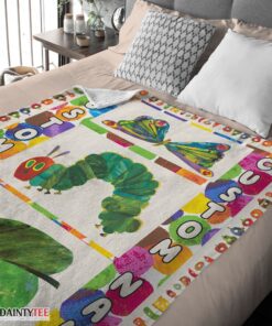 Top The Very Hungry Caterpillar Blanket Fleece Customized Blanket - Image 4