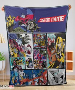 Top Transformers Animated Characters Blanket Fleece Customized Blanket