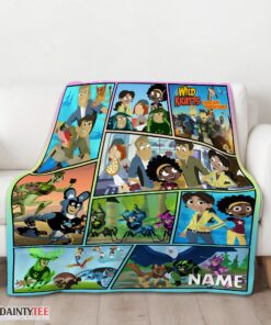 Top Wild Kratts Creature Adventures Collage Blanket Fleece Customized Blanket - Image 3