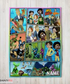 Top Wild Kratts Creature Adventures Collage Blanket Fleece Customized Blanket