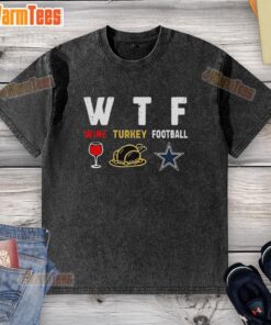 Top wine-colored Thanksgiving T-shirt featuring Dallas Cowboys football design, perfect for holiday celebrations.