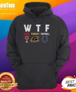 Alt Text: Cozy Top Wine Thanksgiving hoodie featuring Indianapolis Colts football design, perfect for holiday celebrations.