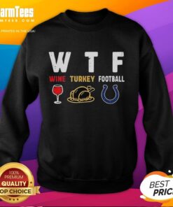 Cozy Top Wine sweatshirt featuring Indianapolis Colts football design, perfect for Thanksgiving celebrations.