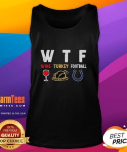 Top Wine tank top featuring Indianapolis Colts football design, perfect for Thanksgiving celebrations.
