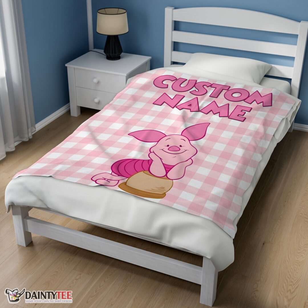 top-winnie-the-pooh-piglet-blanket-fleece-customized-blanket-mk-01-2 Top Winnie The Pooh Piglet Blanket Fleece Customized Blanket - Image 3