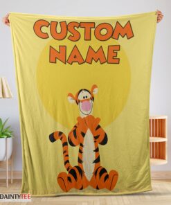 Top Winnie The Pooh Tigger Blanket Fleece Customized Blanket