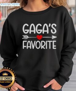 Awesome Gagas Favorite Grandchild sweatshirt featuring playful design for grandsons and granddaughters, perfect for any grandma.
