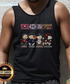 Awesome tank top featuring Washington Capitals, Wizards, Nationals, and Commanders logos for sports fans.