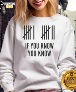 Good Six Seven If You Know You Know Sweatshirt in casual style, perfect for trendy streetwear outfits.