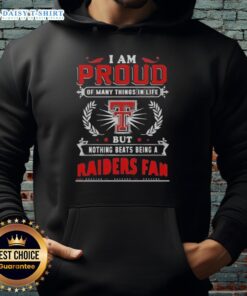 Texas Tech Red Raiders fan hoodie with proud slogan, showcasing team spirit and loyalty for Texas Tech supporters.