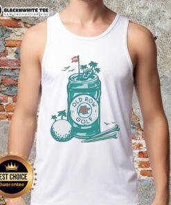 Awesome 19th Hole Beer Can Golf Tank Top featuring a fun design perfect for golf enthusiasts and summer outings.