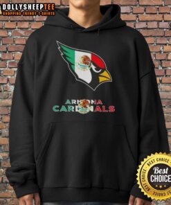 Good Arizona Cardinals football hoodie featuring Mexican flag logo design, perfect for fans and stylish game day wear.