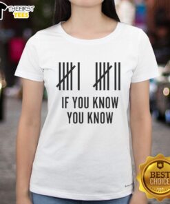 Good Six Seven If You Know You Know ladies tee featuring stylish design and comfortable fit for casual wear.