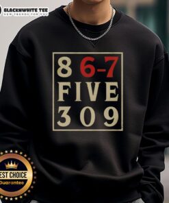 Premium 867 Five 309 Sweatshirt in soft fabric, featuring a stylish design and comfortable fit for everyday wear.