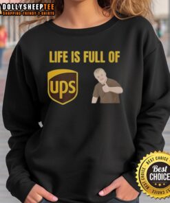 Funny Life is Full of Ups and Downs sweatshirt featuring a playful design, perfect for casual wear and uplifting vibes.
