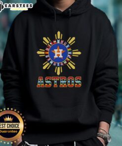 Awesome 2025 Houston Astros baseball X Hispanic hoodie featuring vibrant team colors and stylish design for fans.