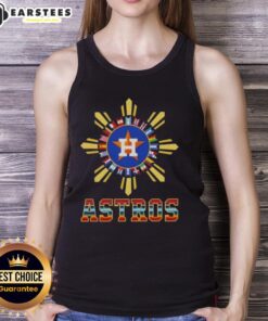 Awesome 2025 Houston Astros baseball X Hispanic tank top featuring vibrant colors and stylish design for fans.