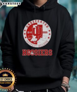Awesome 2025 Undefeated 12-0 Perfect Season Indiana Hoosiers All Signatures Hoodie in vibrant colors, showcasing team pride.