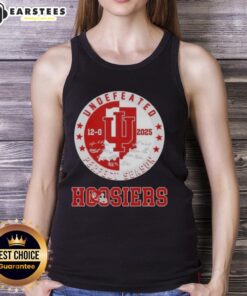 Awesome 2025 Undefeated 12-0 Perfect Season Indiana Hoosiers All Signatures Tank Top showcasing team pride and history.