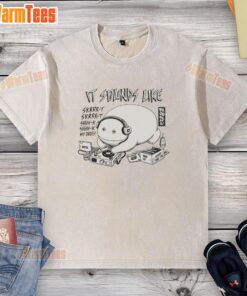 Alt Text: Awesome A Frog Beats It Sound Like Skrrr T My Dudes washed t-shirt featuring a vibrant frog graphic design.