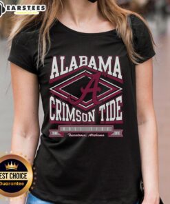 Awesome Alabama Crimson Tide Heater Ladies Tee featuring bold team logo and stylish design for female fans.