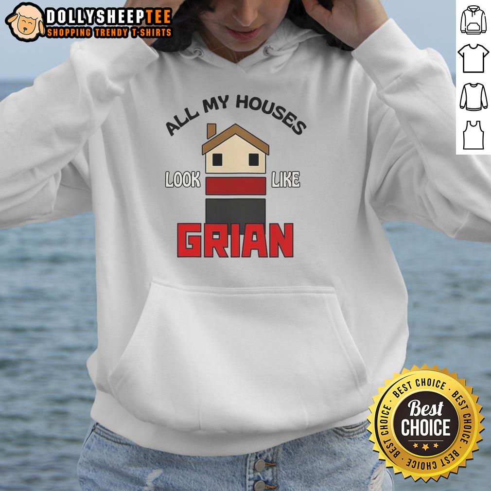 Awesome All My Houses Look Like Grian Hoodie Awesome All My Houses Look Like Grian Hoodie design featuring vibrant colors and playful Minecraft-inspired graphics.