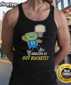 Stylish Awesome Amazon S3 Got Buckets tank top featuring a fun graphic design, perfect for tech enthusiasts and casual wear.