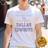 Alt Text: Awesome 'On The Eighth Day God Created The Cowboys' T-Shirt featuring a bold design for Dallas Cowboys fans.