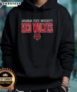 Awesome Arkansas State University Sidekick Red Wolves hoodie featuring vibrant colors and stylish design for fans.