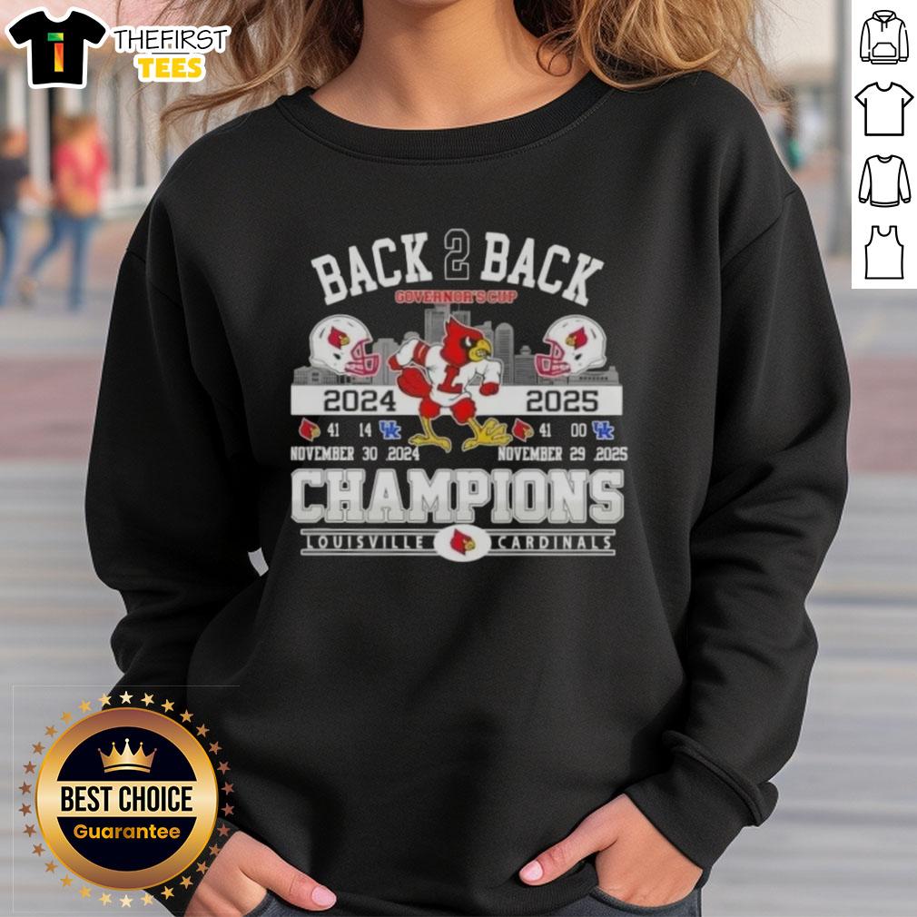 awesome-back-2-back-governors-cup-2024-25-louisville-cardinals-football-helmets-skyline-sweatshirt Alt Text: Awesome Back-to-Back Governors Cup 2024-25 Louisville Cardinals football helmets on a Skyline sweatshirt