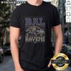 Awesome Baltimore Ravens Holiday T-Shirt featuring festive design and team colors, perfect for fans celebrating the season.