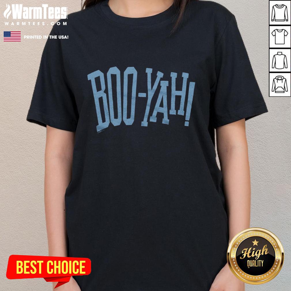 awesome-boo-yah-ladies-tee Awesome Boo Yah Ladies Tee featuring a fun graphic design, perfect for casual wear and expressing positivity.