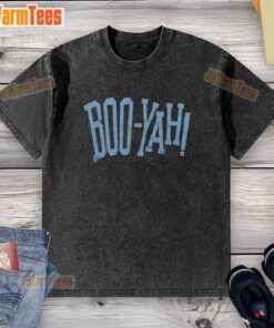 Awesome Boo Yah Washed T-Shirt in soft fabric, featuring a stylish design perfect for casual wear.