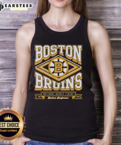 Stylish Awesome Boston Bruins heater tank top featuring team colors and logo, perfect for fans and summer wear.
