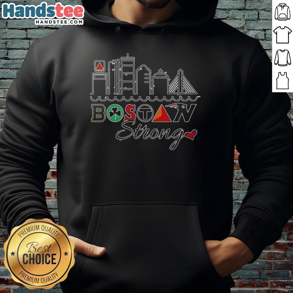 awesome-boston-city-sports-strong-skyline-hoodie Alt Text: Awesome Boston City Sports Strong Skyline Hoodie featuring a vibrant Boston skyline design, perfect for sports fans.